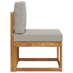 vidaXL Sofa de milieu extérieur Bois d'Acacia Massif