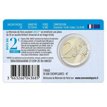 2 euros commémorative coincard BU France 2021 - UNICEF.