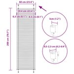 vidaXL Store plissé vert pétrole 60x200 cm largeur du tissu 59 4 cm