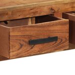 vidaXL Buffet avec 3 tiroirs 110x30x80 cm Bois massif