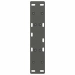 vidaXL Pieds de table basse en forme de A 2 pièces Anthracite 30 x (30-31) cm Acier