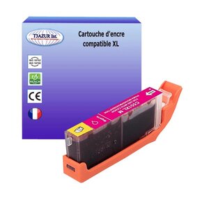 Cartouche compatible avec Canon Pixma MG6300, MG6350, MG6400, MG6450, MG6600, MG6650, MG7100 remplace Canon CLI-551 XL Magenta - T3AZUR