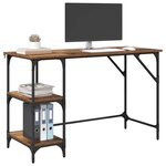 vidaXL Bureau Bois Ancien 120 x 50 x 75 cm Bois d'ingénierie