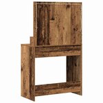 vidaXL Coiffeuse Bois ancien 79 x 41 x 135 cm Bois d'ingénierie