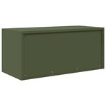 vidaXL Armoire de rangement Vert olive 90 x 40 x 40 cm Acier