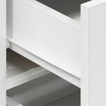 vidaXL Buffet avec tiroir Blanc 120 x 36 x 69 cm Bois d'ingénierie