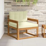 vidaXL Sofa de milieu extérieur Naturel