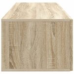 vidaXL Meuble TV mural Chêne Sonoma 98 x 41 x 30 cm Bois d'ingénierie