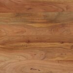 vidaXL Table à manger Bois d'acacia massif et acier 120x60x76 cm