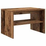 vidaXL Meuble TV vieux bois 60x40x40 cm bois d'ingénierie
