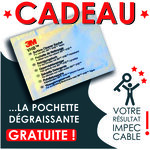 Numéro 2 - Numéro adhésif pour boîtes aux lettres- Pierre véritable 50 mm LAVE