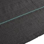 vidaXL Membrane anti-mauvaises herbes noir 1x10 m PP