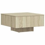 vidaXL Table basse chêne sonoma 60x60x31 5 cm bois d'ingénierie