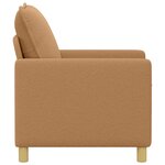vidaXL Canapé Beige 76 x 81 x 87 5 cm Tissu