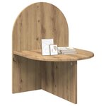 vidaXL Table de chevet Chêne artisanal 48 x 49 x 65 cm