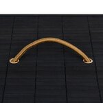 vidaXL Panier à linge avec une seule section bambou noir