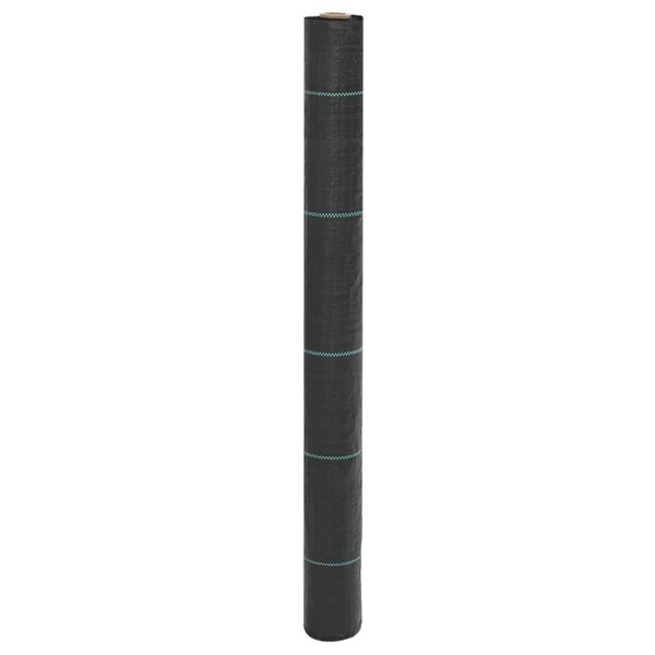 vidaXL Membrane anti-mauvaises herbes noir 1x50 m PP