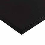 vidaXL Dessus de bureau marron foncé bois chêne massif rectangulaire