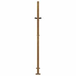 vidaXL Portail de jardin 105x155 cm acier corten design de bambou