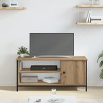 vidaXL Meuble TV chêne artisanal 100 x 40 x 45 cm Bois d'ingénierie
