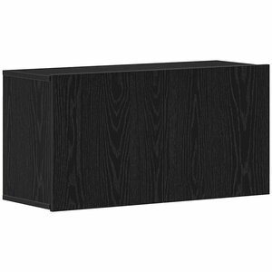 vidaXL Meuble TV Chêne noir 80x30x41 cm Bois d'ingénierie