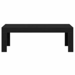 Table Basse vidaXL Chêne Noir 102x50x35 cm Bois d'Ingénierie