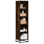 vidaXL Bibliothèque chêne fumé 40x35x170 5 cm bois d'ingénierie