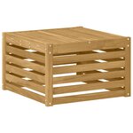 vidaXL Ensemble de canapés d'extérieur 6 pc Blanc Bois d'Acacia Massif