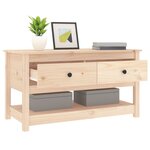 vidaXL Table basse 102x49x55 cm Bois massif de pin