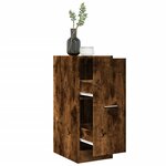 vidaXL Armoire d'apothicaire chêne fumé 30x41x77 5cm bois d'ingénierie