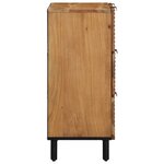 vidaXL Buffet 3 Pièces Marron 60 x 33 x 75 cm Bois d'acacia massif