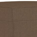 vidaXL Ensemble de canapés 4 Pièces avec coussins marron tissu