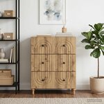 vidaXL Armoire à tiroirs 66 x 34 5 x 90 cm Bois d'ingénierie