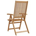vidaXL Chaises pliables de jardin lot de 3 Bois d'acacia solide