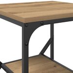 vidaXL Table d'appoint Chêne artisanal 41 x 40 x 60 cm
