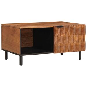 vidaXL Table basse Marron 80 x 50 x 40 cm Bois de mangue massif