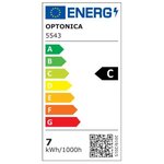 Tube néon led t8 60cm 7w haut rendement garantie 5 ans - blanc chaud 2300k - 3500k - silamp