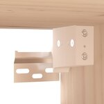vidaXL Armoire murale 60x30x30 cm Bois de pin massif