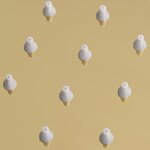 vidaXL Pomme de douche pluie Inox 40x30 cm Rectangulaire Doré