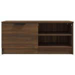 vidaXL Meuble TV Chêne marron 80x35x36 5 cm Bois d'ingénierie