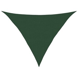 vidaXL Voile d'ombrage 160 g/m² Vert foncé 5x5x6 m PEHD