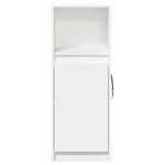 vidaXL Buffet avec LED blanc 38x34x100 cm bois d'ingénierie