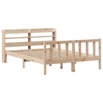 vidaXL Cadre de lit sans matelas 150x200 cm bois de pin massif
