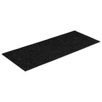 vidaXL Tapis d'escalier autocollants 30 pièces 60 x 25 cm Noir Rectangulaire