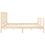 vidaXL Cadre de lit sans matelas 200x200 cm bois massif de pin