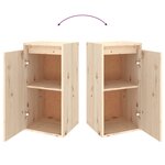 vidaXL Meubles TV 5 Pièces Bois massif de pin