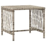 vidaXL Chaise Longue Ensemble de 3 Gris clair et gris foncé