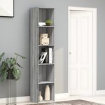 vidaXL Bibliothèque Sonoma gris 40x30x189 cm Bois d'ingénierie