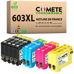 603XL - 10 cartouches compatibles pour Epson 603 XL - COMETE
