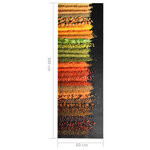 vidaXL Tapis de cuisine lavable Épice 60x300 cm